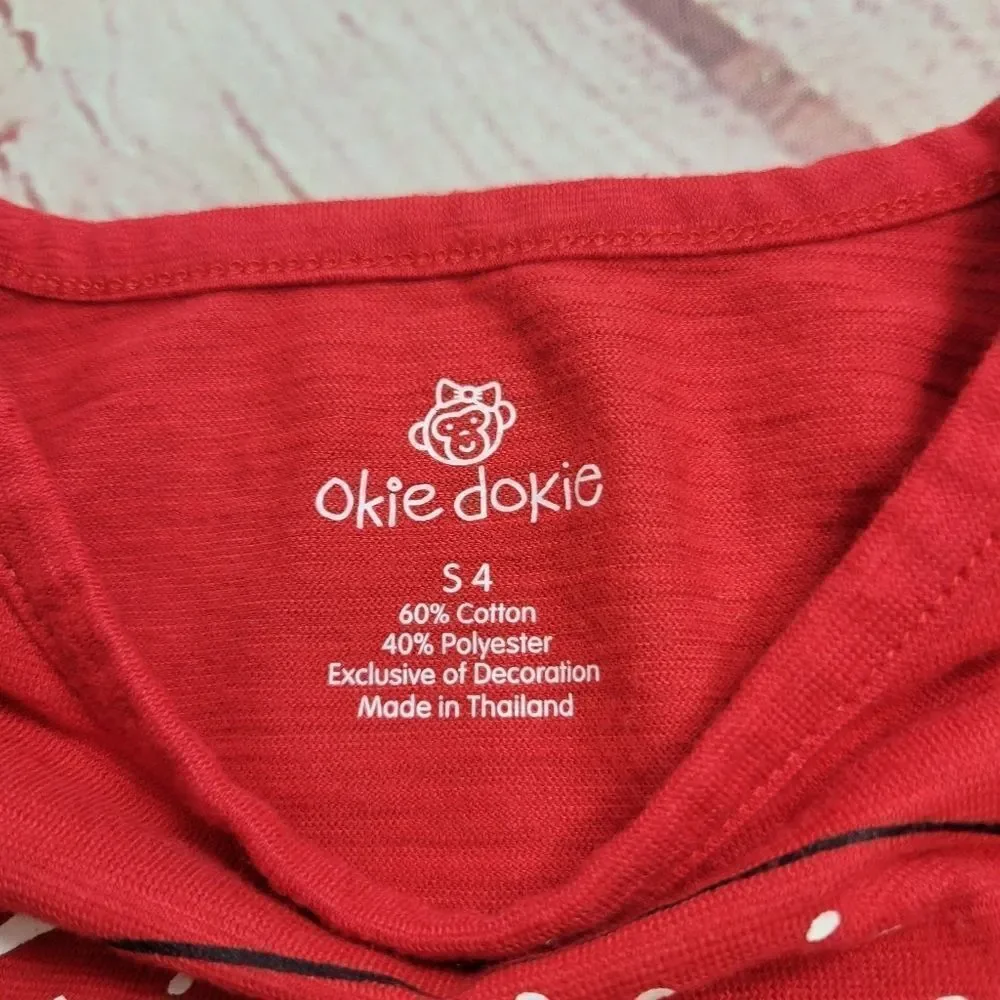 Okie Dokie Christmas snow globe shirt 4